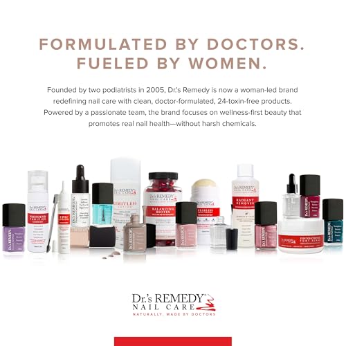 Dr’s Remedy Enriched Nail Polish: Non Toxic, All Natural, and Organic - Doctor Formulated: Strengthens, Restores, Heals, and Protects '24-Free' - SERENE Salmon