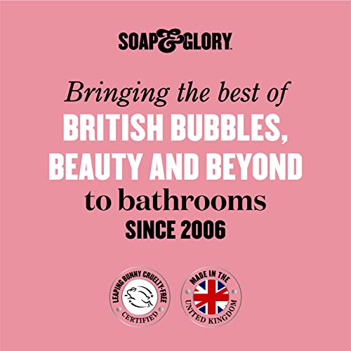 Soap & Glory Original Pink Heel Genius Supercharged Foot Mask - Self Heating Foot Treatment for Rough, Cracked Feet - Sweet Almond, Calendula Oil & AHA Creamy Foot Care - Hydrating Foot Mask (100ml)