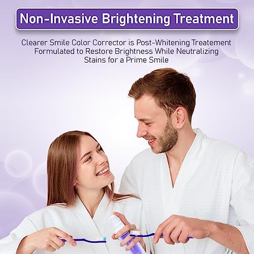 ClearerSmileโข Best Purple Toothpaste for Teeth whitening for Sensitive Teeth - Teeth Whitener - blanqueador de dientes
