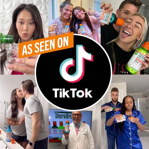 TheraBreath Fresh Breath Mouthwash, Mild Mint, Alcohol-Free, 1 Liter
