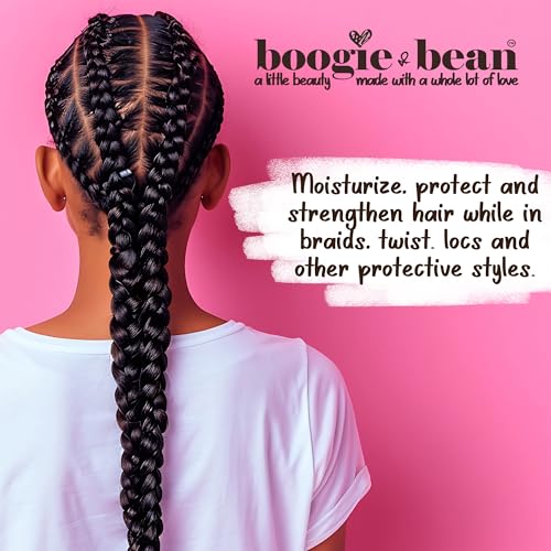 Kids Hair Oil for Curly, Natural, and Braided Styles - Suitable for Infants, Girls, and Boys with 4c Hair Types