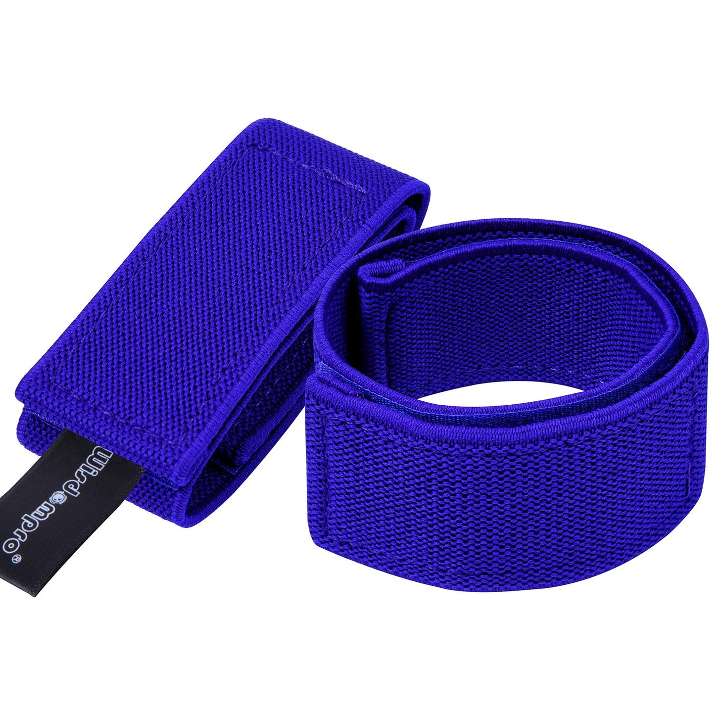 Wisdompro Ankle Strap, 1 Pair Polyester Blousing Garters Trousers Boots Blouses Hook and Loop Strap for Waders, Fly, Fishing, Hunting, Hiking, Cycling, Gardening, Military Uniforms (12 Inch Blue)