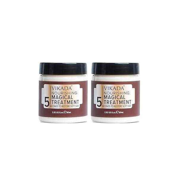 Vikada Hair Straightener Mask With Deep Repair, Nourishing 5 Magical Treatment, Moisturizing (2)