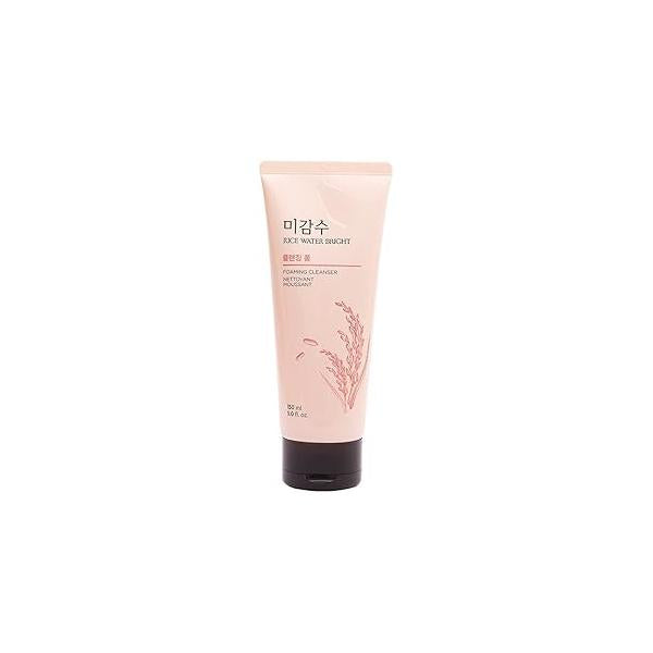 BETT Cleansing foam 150ml with Rice Water for Brighten the Skin | Soap Wort Deep |Moringa Oil Moisturization Face Wash Men and Women