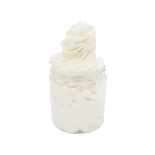 Coconut Whipped Body Butter, natural lotion, organic, 8oz jar, made with shea butter, mango butter, coconut oil, almond oil
