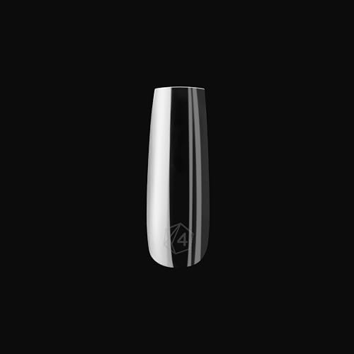 Aprés Gel-X® Sculpted Square Long Tip Box | 500pc Gel-X Tips, 11 Sizes 00-9, Premium Quality