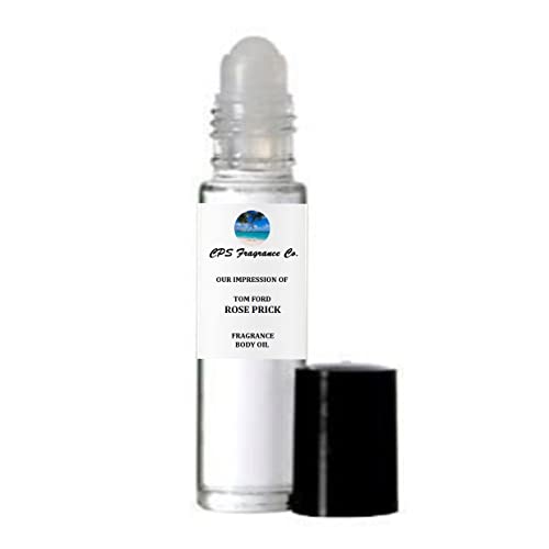 ROSE PRICK For Women Type Hypoallergenic Pure Perfume Body Oil Roll On 1/3oz (10ml) CPS Fragrance Co. Impression made with Pure essential Oils + Organic Fractionated Coconut Oil