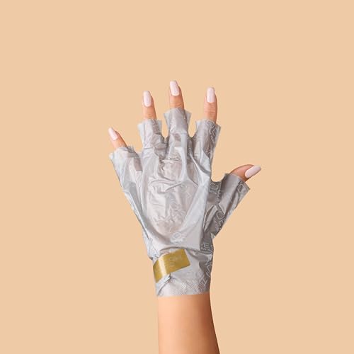 Voesh Collagen Gloves and Socks- Collagen Infused, 4 Pack, 2 Pack of Gloves, 2 Pack of Socks, At Home Spa, Body Care, Nourishing, Hydrating Gloves and Socks