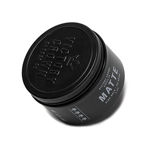 Matte Pomade High Hold & No Shine Hair Styling Wax for Natural & Sophisticated Looks, 3.4 Oz