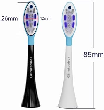 Electric Toothbrush Heads for Philips Sonicare Replacement Heads, 10 Pack Adults Kids 7+ Sonicare Toothbrush Replacement Brush Heads Philips Sonicare Sensitive Replacement Heads C2 C3 G2 G3 A3, White