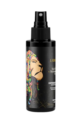 Lion Locs Starter Twist and Lock Spray for New Dreadlocks | Vegan Sea Salt Mist with Essential Oils & Aloe (4oz)