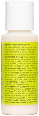 Uncle Harry's Natural Alkalizing Miracle Mouthwash | Adult & Kids Mouthwash for Bad Breath | pH Balanced Oral Care Mouth Wash & Mouth Rinse (2 fl oz)