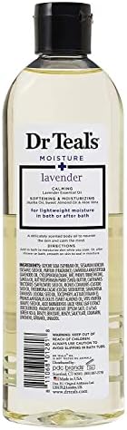 Dr. Teals Bath & Body Oil Variety Gift Set (2 Pack, 8.8oz Ea.) - Soothing Lavender & Ultra Rich Shea Butter - Essential Oils Hydrate Skin & Alleviates Daily Stress - at Home Spa Kit