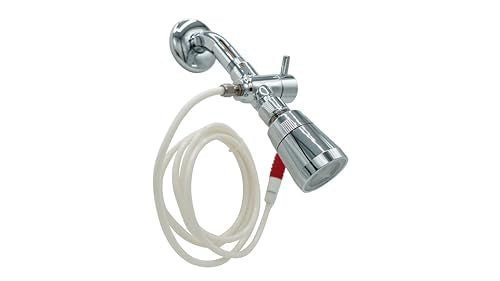 Oral Breeze ShowerBreeze | Oral Irrigator & Water Pick Teeth Cleaner for Braces, Gums, Implants | Shower-Powered, No Batteries, No Mess | Adjustable Pressure & Unlimited Warm Water