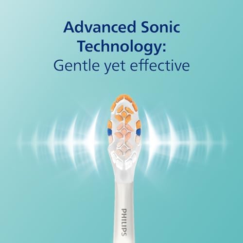 Philips Sonicare DiamondClean Smart 9300 Electric Toothbrush, Sonic Toothbrush with App, Pressure Sensor, Brush Head Detection, 4 Brushing Modes and 3 Intensity Levels, White, Model HX9903/05