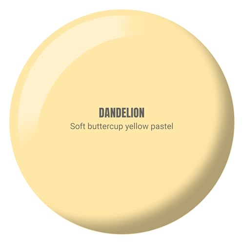 DND Gel Polish Set, Coquette Collection, UV/LED Gel Polish and Air Dry Nail Lacquer, Matching Chip-Free Polish Duo, 084 Dandelion, 0.5 Fl Oz
