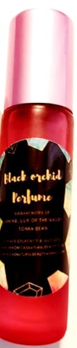 DR. MONICA'S NATURAL PERFUME 10ML- Luxury Fragrance - Long Lasting Artisan Perfume With Notes Of Jasmine, Rose, Plumeria And Hibiscus (Black Orchid)