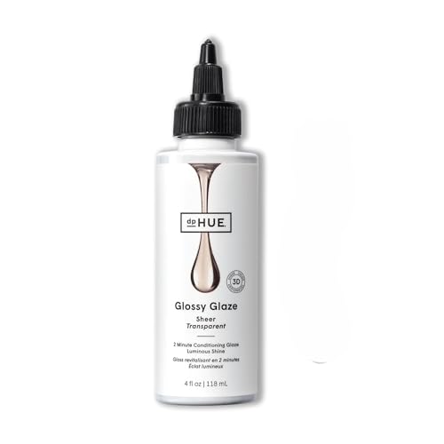 dpHUE Glossy Glaze, Sheer - 4 fl oz - In-Shower Conditioning Glaze for Luminous Shine - Paraben, SLS & SLES Sulfate Free - Leaping Bunny Certified