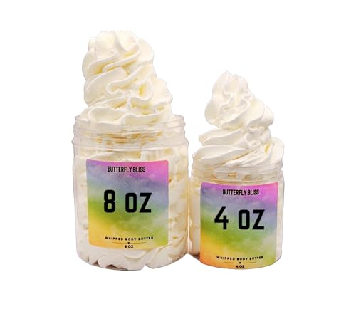 Toasted Marshmallow Whipped Body Butter, natural lotion, organic, 8oz jar, made with shea butter, mango butter, coconut oil, almond oil