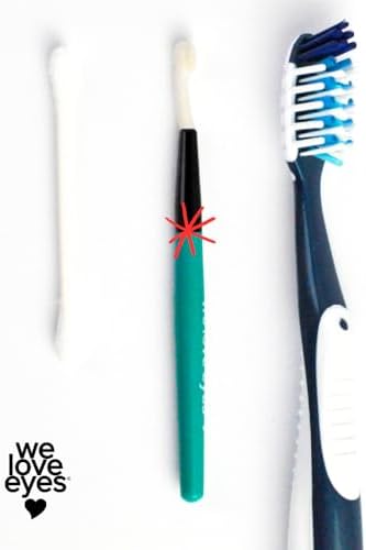 We Love Eyes - Eyelid Margin Scrub Brush - Ideal for scrubbing Away Debris and Eyelid Margin Cleansing.