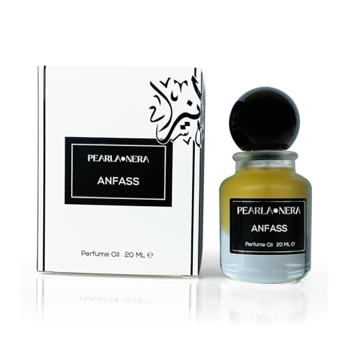 ANFAS Concentrated Perfume Oil; Captivating Sweetly Spiced Oud Fragrance. Pheromone Perfume, Naturally Alluring, No Additives Needed .68 oz