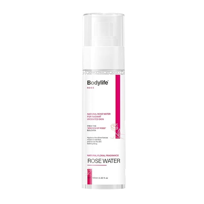 Rose Water Hydrating Facial Toner Mist Refreshing Facial Mist for All Skin Types,Refreshing, Conditioning, Soothing, Moisturizing, Perfect for Travel,3.38 Fl Oz