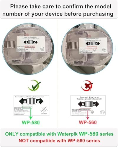 VHBW Charger for Waterpik Water Flosser WP-580, Replacement Waterpik Charger for Waterpik WP-580 WP-582 WP-583 WP-587 Cordless Advanced 2.0 Water Flosser