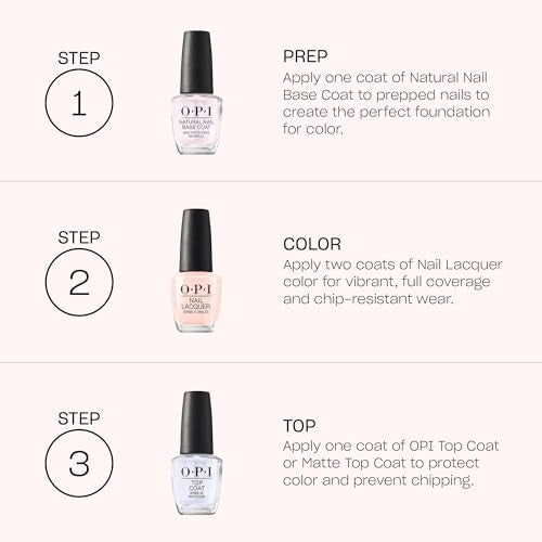 OPI Nail Lacquer Nail Polish | Opaque Light White & Gray Crème Chip Resistant Nail Polish | Vegan, Fast Drying, Streak Free