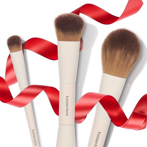 Makeup Brush Set 10pc, Dual-Ended Makeup Brushes For Bronzer, Contour, Eyeshadow, Blush, Concealer & Foundation Application