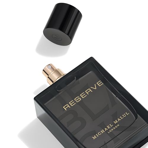 Michael Malul Jet Black Reserve Eau de Parfum for Men - 100ml | 3.4oz