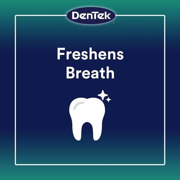 DenTek Fresh Clean Floss Picks, For Extra Tight Teeth, 75 Count, 6 Pack