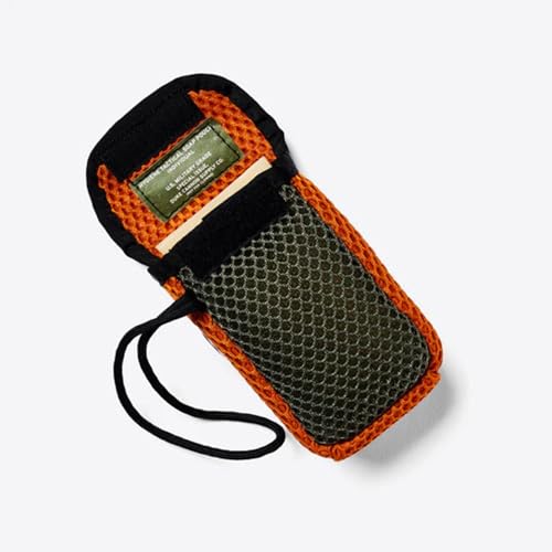 Duke Cannon Supply Co. Tactical Scrubber | U.S. Military-Grade Soap Pouch | Dual-Mesh Design for Hands & Feet | 550 Mil-Spec Paracord | Durable and Versatile for Home, Outdoor, or Field Use, 2 Pack