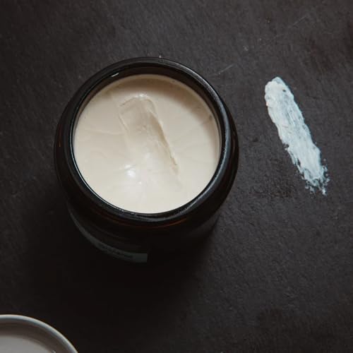 Shear Revival Gray Ghost | Matte Finish Hair Pomade for Men, Strong Hold Styling Cream with Sunflower Oil, Rice Bran Wax & Aloe Leaf Juice, Notes of Citrus & Cypress, 3.4oz