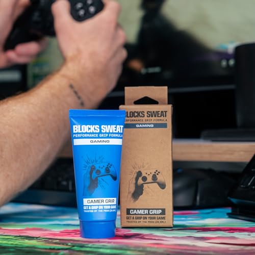 New Gaming Grip Cream by Gamer Grip – Sweat-Resistant Cream for Dry Hands – Improves Controller Grip – Non-Sticky, Long-Lasting – Ideal for Gaming, Esports, PC & Console