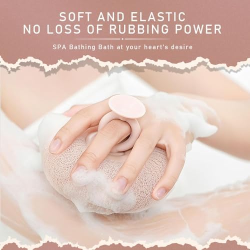 Super Soft Sunflower Suction Cup Bath Ball, 2025 Upgraded 2-in-1 Sunflower Bath Ball Exfoliating Shower Brushes, Sponge Cleaning Brush Suction Cup Bath Ball with Finger Rings (A-2Pcs)
