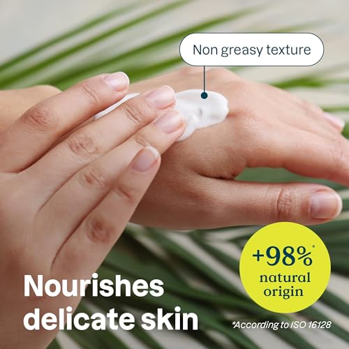 ATTITUDE Hand Cream for Sensitive Skin with Oat, EWG Verified, Dermatologically Tested, Vegan, Unscented, 2.5 Fl Oz