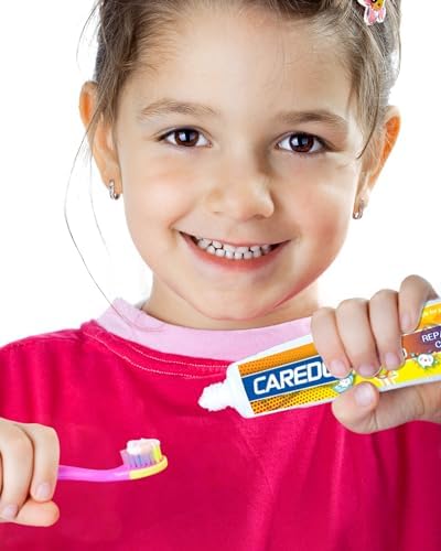 Kids Hydroxyapatite Toothpaste for Reversing Cavities, Fluoride-Free Home Cavity Repair, Safe Toddler & Baby Toothpaste for Enamel Repair, Tooth Decay Repair Remineralizing Treatment Fruity 1Tube