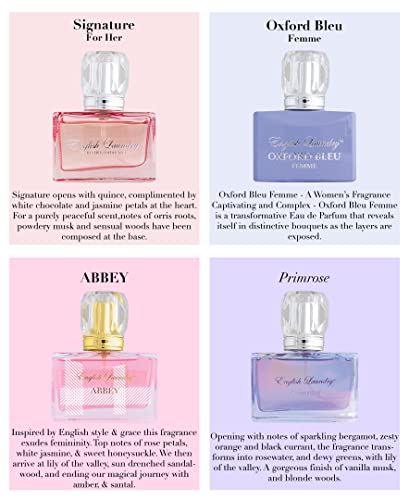 English Laundry Bright English Collection Eau De Parfum, 0.68 Fl Oz (Pack of 4)