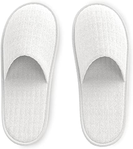 Maeline Spa Slippers, Non Slip Disposable Wholesale Bulk Hotel Slippers for Guests, Multi Color Reusable House Slippers, Indoor, Bathroom, Bedroom, Travel Slippers for Women, Men, Unisex