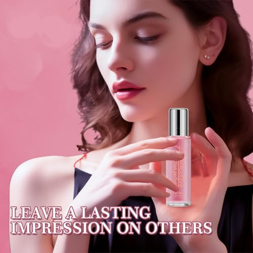 15 mL Pheromones Perfumes for Women, Long-lasting Roll on Pheromone Perfume to Attract Men, Enhance Charm & Confidence, Vegan Cruelty-Free Travel Perfume