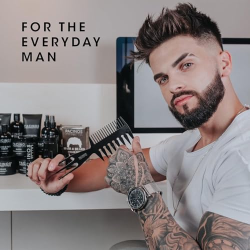 Pacinos Hair Fiber Kit - Conceal Thinning Hair Instantly with Fiber Hold Spray - Dark Brown
