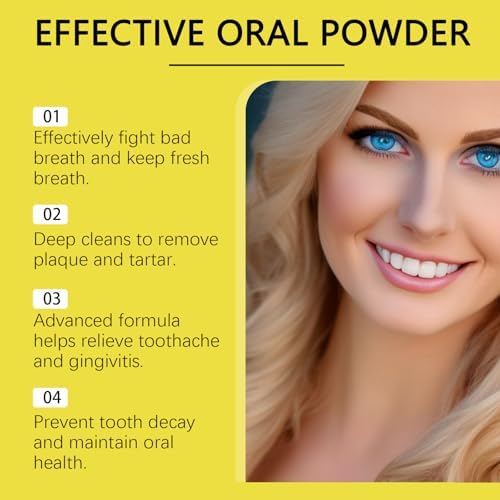 Natural Bee Venom Tooth Powder 1.76Oz - Whitening & Sensitivity Relief, Long-Lasting Fresh Breath, Dentist-Recommended Oral Care - Non-Toxic Formula
