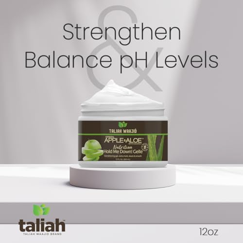 Taliah Waajid Green Apple & Aloe Nutrition Curl Definer | Strengthen & Balance pH Levels | Curl Enhancing For Wavy, Curly, Coily and Kinky Hair | 100% Paraben Free | Premium Coconut Oil - 12oz (T124)