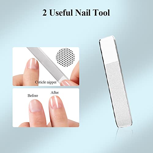Electric Nail Drill Cordless, TOUCHBeauty Electric Nail File Machine Professional 12 in 1 for Acrylic Gel Nails, Manicure Pedicure Kit for Polishing Rechargeable (Silver)