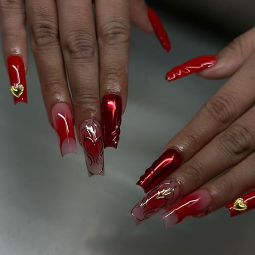 Tipex Instant Apex Nail Tips – Pre-Etched Acrylic Hard Gel Tips Kit for Flat Nails, Long Coffin Deep C Curve, Full Cover Press-On Nails for Beginners, UV Glue & LED Lamp Set