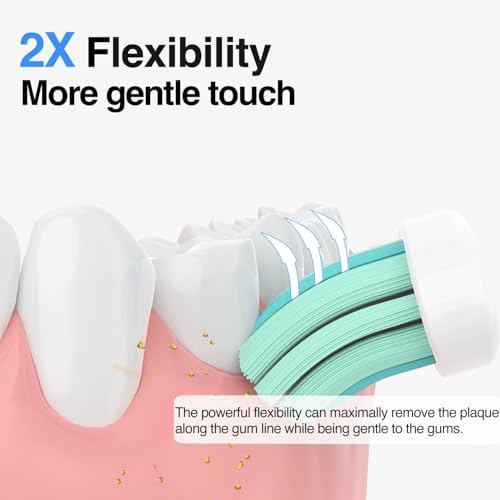 Replacement Toothbrush Heads for Philips Sonicare Replacement Heads C1,4100,G2,C2,Replacement Brush Head Compatible with Phillips Sonicare Electric Toothbrush C2,C1,4100,for Philips Sonic Care Brush