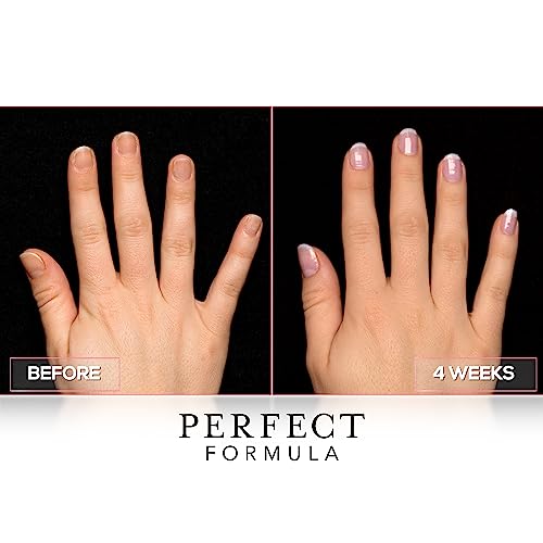 Perfect Formula Ruby Pink Gel Coat - Nail Strengthener, Keratin Nail Treatment, Gemstone Pink Gel Nail Polish - Nail Strengthener for Damaged Nails - Made In The USA .60 fl oz.