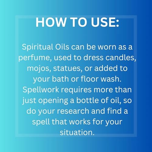 MA'AT Egyptian Spiritual Oil (aceite) for Hoodoo, Voodoo, Santeria, Wicca, Rootwork, & Spells