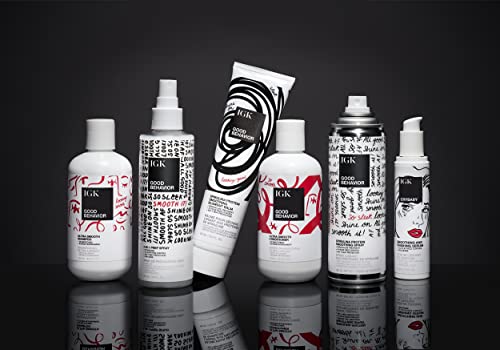 IGK GOOD BEHAVIOR Ultra Smooth Conditioner | Frizz Control + Hydrates + Shine | Vegan + Cruelty Free |