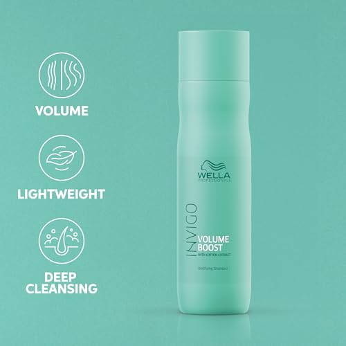 Wella Professionals Invigo Volume Boost Shampoo For Added With Bodyfying Spring Blend